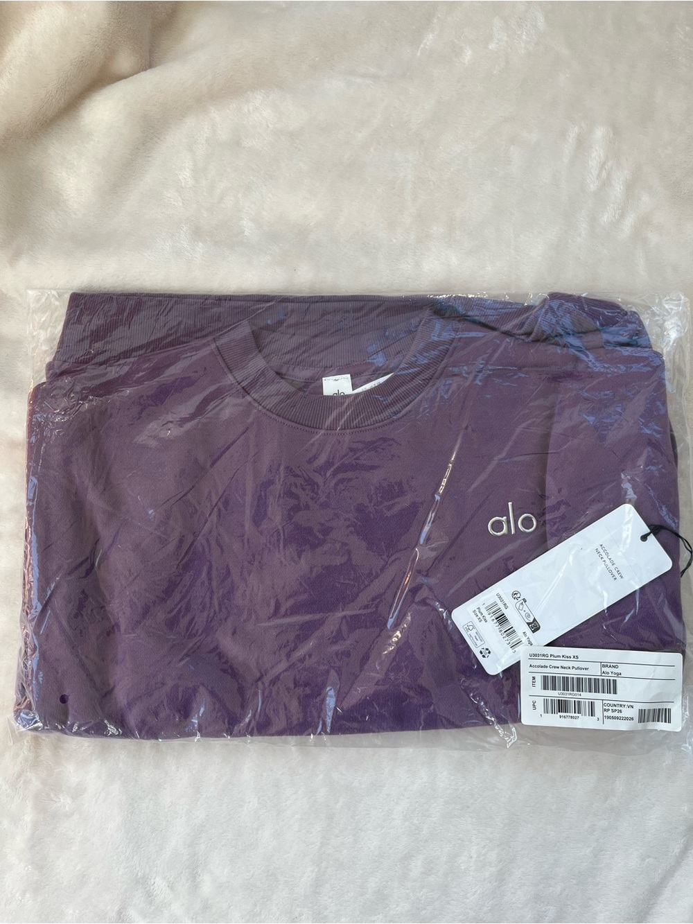 ALO Yoga Women's Crewneck Sweatshirt - Plum